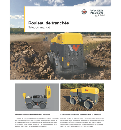 Rouleau de tranchée